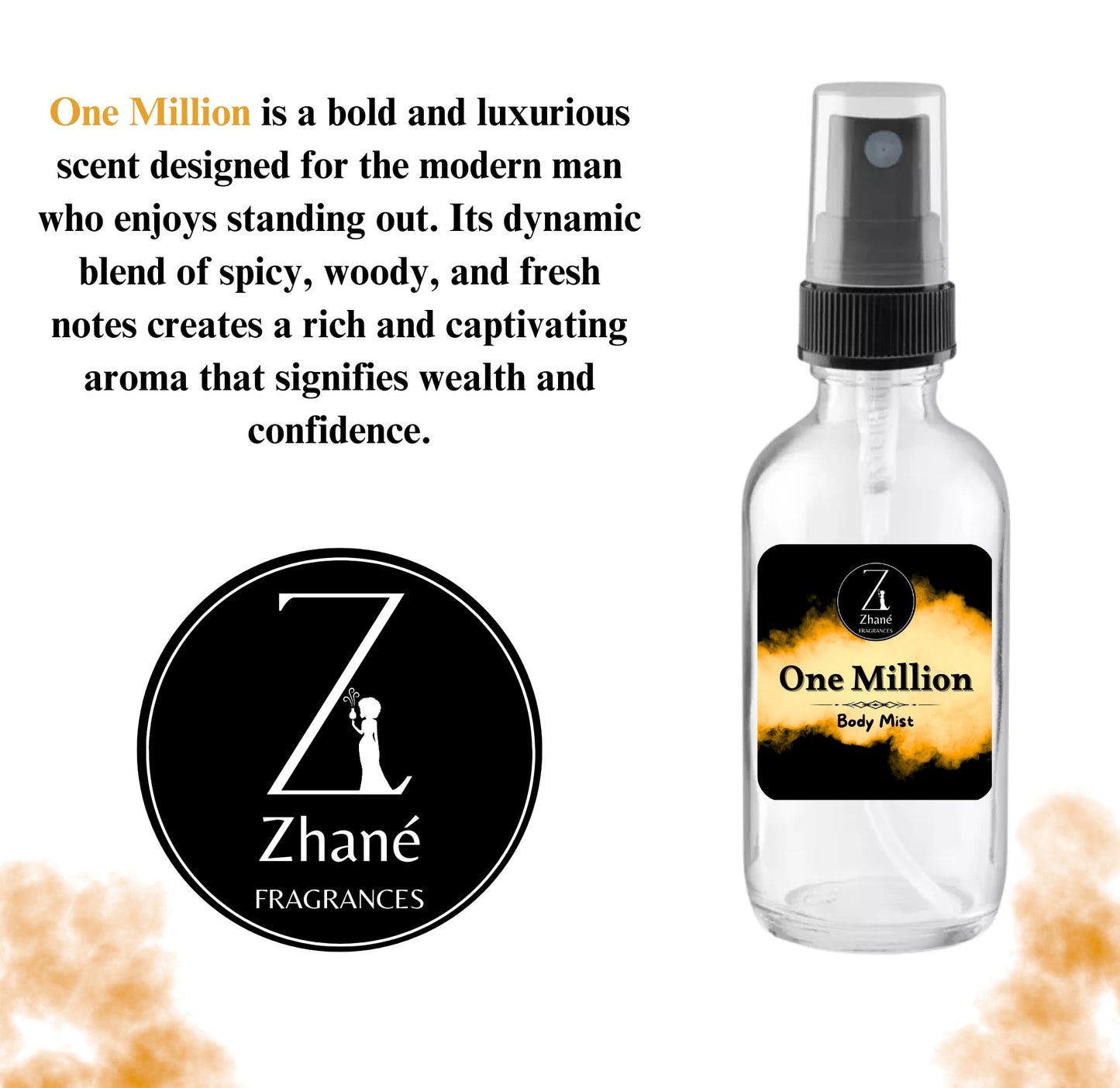 ONE MILLION Body Mist 1 oz