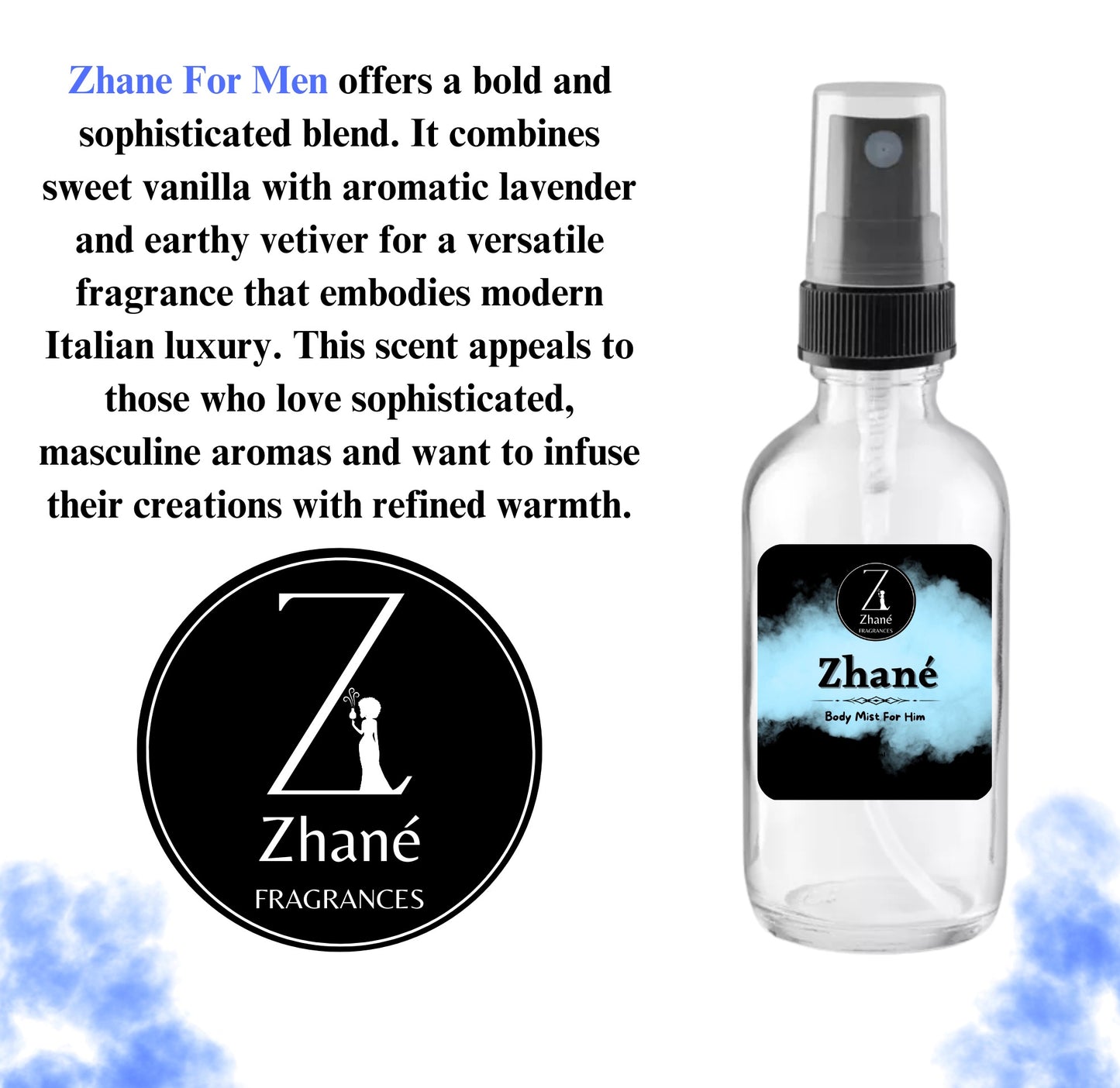 ZHANE FOR MEN Body Mist 1 oz